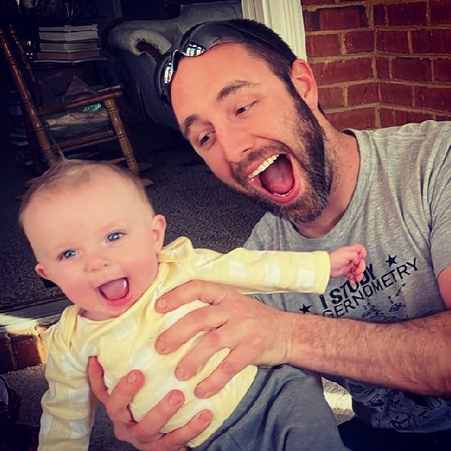 David Himes and his daughter.